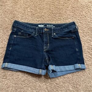 Mossimo Supply Co. Navy Blue Jean Shorts